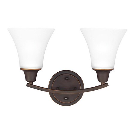 Sea Gull Two Light Wall/Bath, Autumn Bronze, Number of Lights: 2 4413202-715