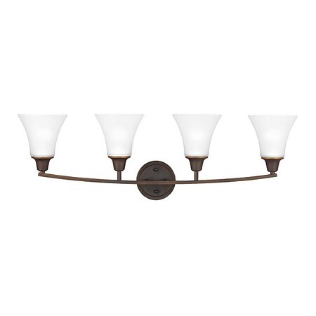 Sea Gull Four Light Wall/ Bath, Autumn Bronze 4413204EN-715