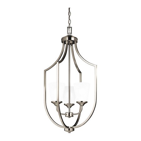 Sea Gull Three Light Hall/Foyer, Brushed Nickel 5224503-962