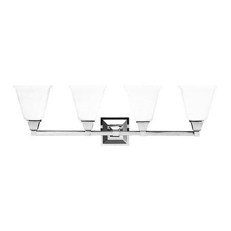 Sea Gull Four Light Wall/Bath, Chrome 4450404EN3-05