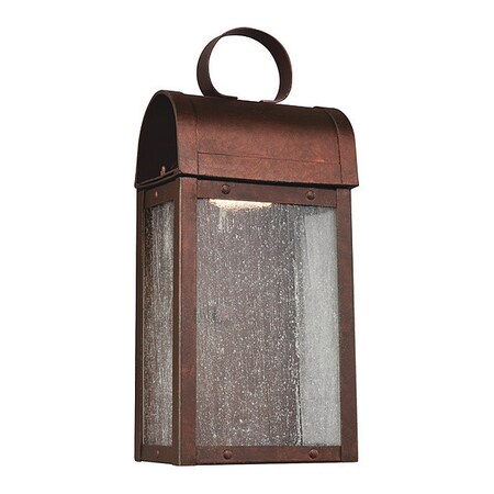 Sea Gull LED Outdoor Wall Lantern, Small, Weathered 8514891S-44