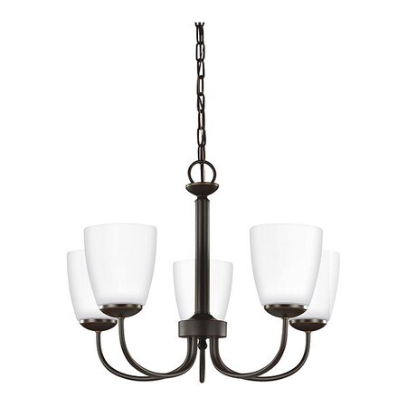 Sea Gull Five Light Chandelier, Heirloom Bronze 3116605EN3-782