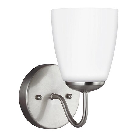 Sea Gull One Light Wall/Bath, Sconce, Brushed Nic 4116601-962