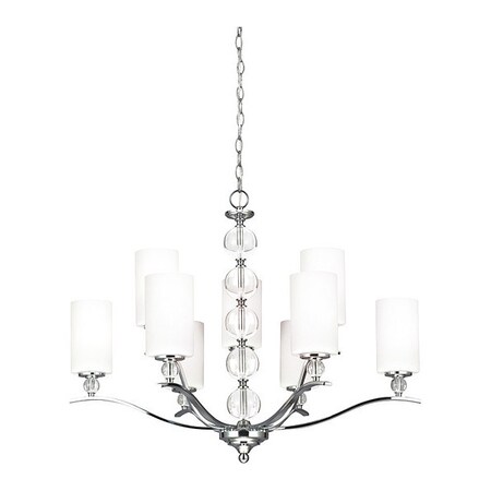 Sea Gull Nine Light Chandelier, Chrome 3113409-05