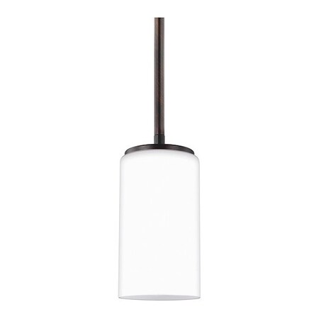 Sea Gull One Light Mini-Pendant, Burnt Sienna, Height: 7-3/16" 6124601-710