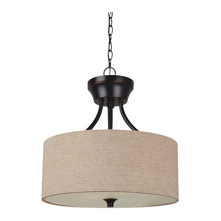 Sea Gull Two Light Semi-Flush/Pendant, Burnt Sie 77952EN-710