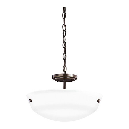 Sea Gull Two Light Pendant, Semi-Flush, Convertible 7715202-782