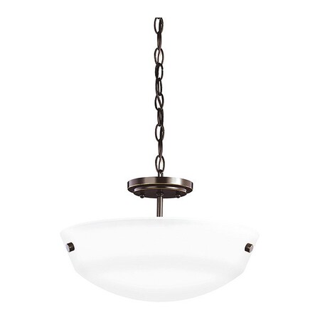 Sea Gull Two Light Pendant, Semi-Flush, Convertible, Collection: Kerville 7715202EN3-782