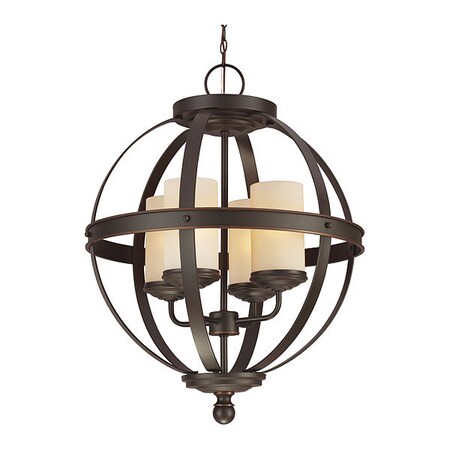 Sea Gull Four Light Chandelier, Autumn Bronze 3190404-715