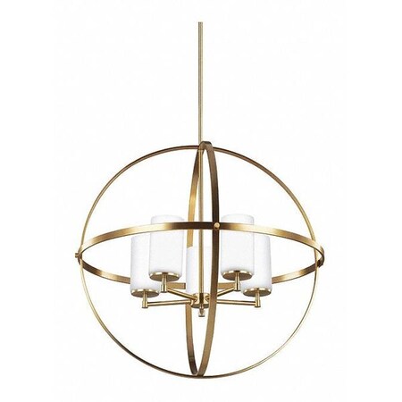 Sea Gull Five Light Chandelier, Satin Bronze 3124605-848