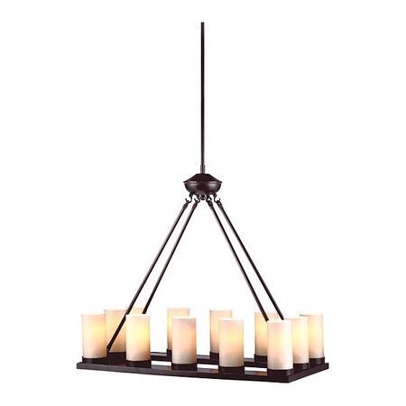 Sea Gull Twelve Light Chandelier, Burnt Sienna 31588-710