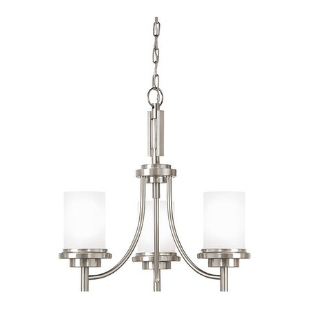 Sea Gull Three Light Chandelier, Brushed Nickel 31660EN3-962