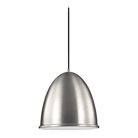 Sea Gull One Light Pendant, Satin Aluminum 6525401EN-04