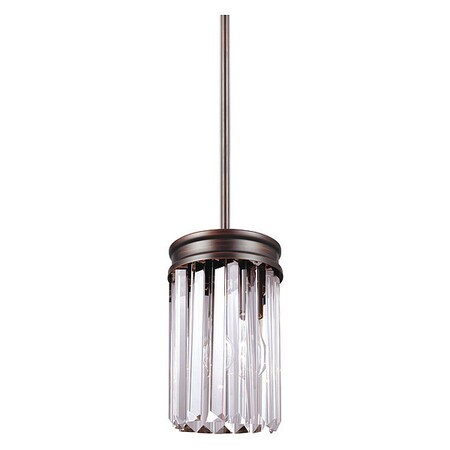 Sea Gull One Light Mini-Pendant, Burnt Sienna, Width: 5-1/8" Dia. 6114001EN3-710