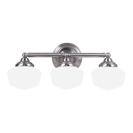 Sea Gull Three Light Wall/Bath, Brushed Nickel 44438-962