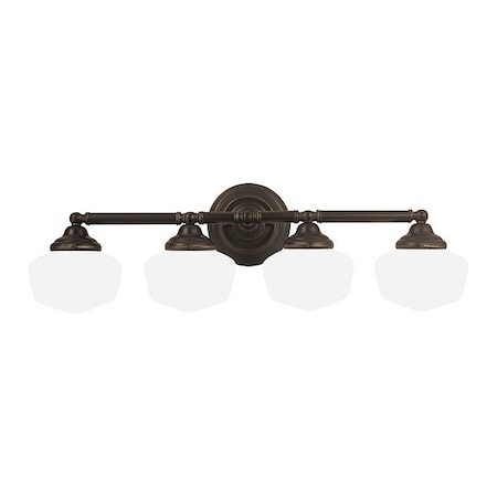 Sea Gull Four Light Wall/Bath, Heirloom Bronze, Height: 10" 44439-782