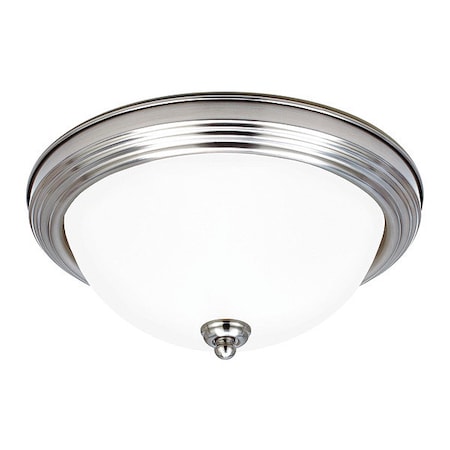 Sea Gull Two Light Ceiling, Flush Mount, Brushed Ni 77064EN-962