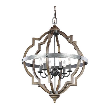 Sea Gull Six Light Hall/Foyer, Stardust 5124906-846