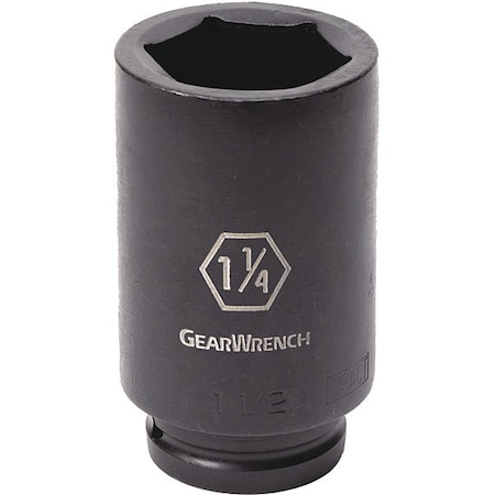Gearwrench 3/4" Drive 6 Point Deep Impact SAE Socket 11/16" 84892