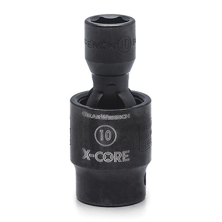 Gearwrench 3/8" Drive 6 Point Standard X-Core Pinless Impact Universal Metric Socket 10mm 84460