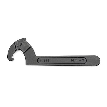 Gearwrench 2" to 4-3/4" Adjustable Hook Black Oxide Spanner Wrench 81856