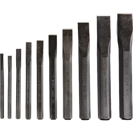 Gearwrench 10 Pc. Cold Chisel Set 70-563G | Zoro