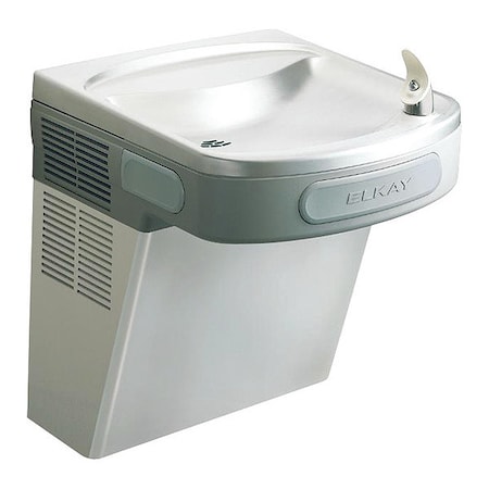 Elkay On-Wall Single Drinking Fountain, 1 Level, 18.375" D, 19.8125" H, 19" W LZS8S