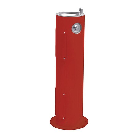 Elkay Pedestal Drinking Fountain, 1 Level, 14" D, 40.3125" H, 14" W LK4400FRKRED