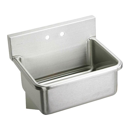 Elkay 19-1/2" W x 31" L x 24-3/8" H, Wall Hung, 14 ga. 304 Stainless Steel EWS31202