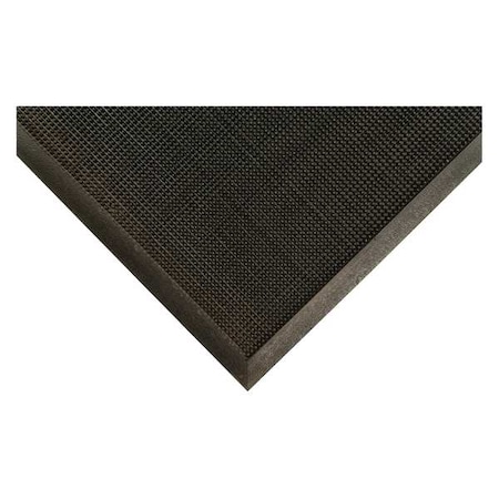 CONDOR Entrance Mat, Black, 2 ft. W x 2 ft. 8" L 6LUL9