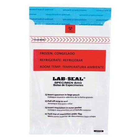 Lk Packaging Transfer Bag, 1.8 mil Thick, LDPE, PK500 LABA1318B