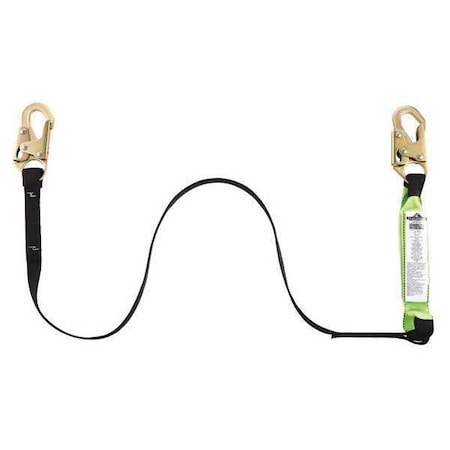 Peakworks Peakworks Shock Pack Lanyards Shock Absorbing Lanyard, 4 ft. Length, Snap Hook, 1 Leg(s) V8104304