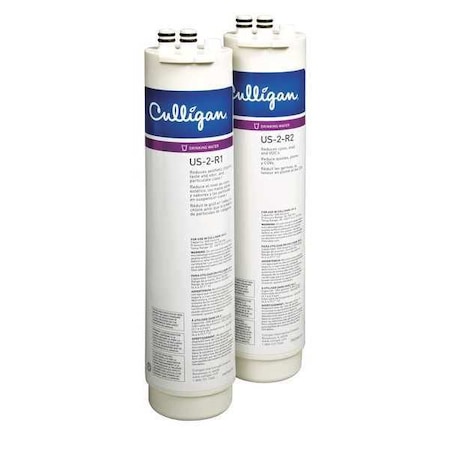 Culligan Water Filter Housing, 10-37/64" H US-2R