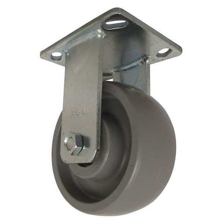 Rwm Rigid Plate Caster, Nylon, 5", 1200 lb. 65-GTB-0520-R