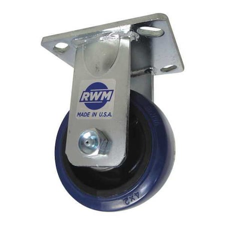 Rwm Rigid Plate Caster, 600 lb. 65-UPR-0420-R