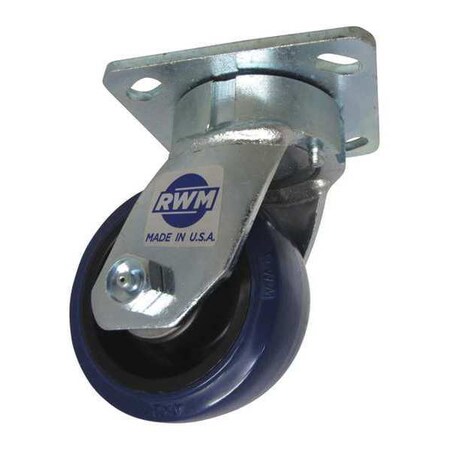 Rwm Kingpinless Swvl Caster, 600 lb,  65-UPR-0420-S