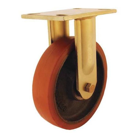 Rwm Plate Caster, Rigid, Poly, 8", 2000 lb. 68-UIB-0820-R-INF