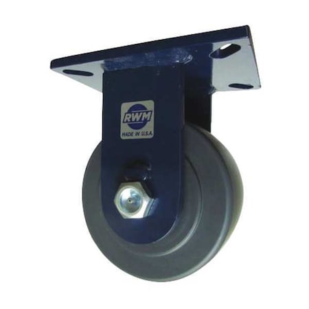 Rwm Kingpinless Rgd Caster, 7000 lb., 3" W 76-NYB-0630-R