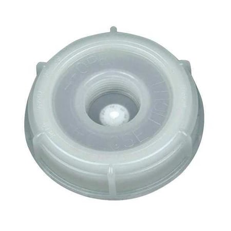 Zoro Select Plastic Pail Lid, Round, White, 2-3/4", PK10 GSC76R-V-10