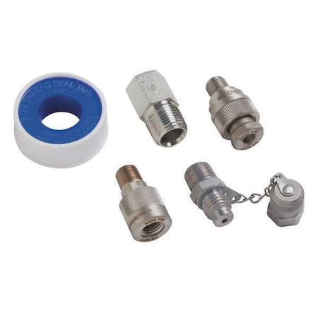 Fluke Calibration Test Fittings, 1/8 and 1/4 Adapter NPT 700HPF-NPT