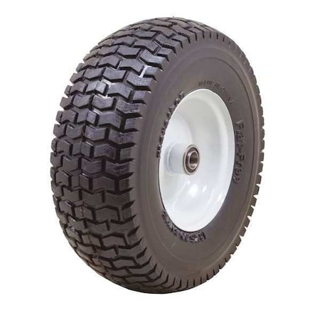 Zoro Select Solid Wheel, Turf, 325 lb. Load Rating 53CM64