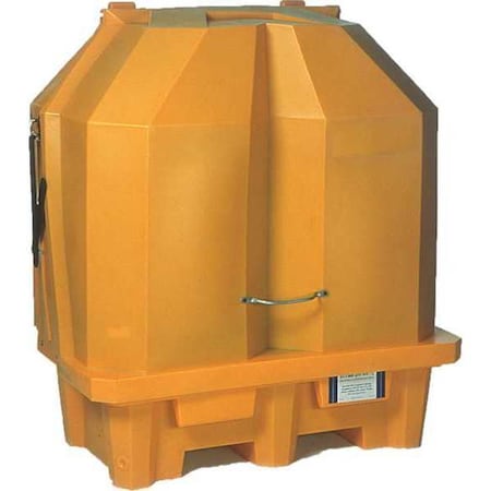 Ultratech Spill Pallet, 66 gal Spill Capacity, 2 Drums, 3,000 lb Load Capacity, Polyethylene 1083