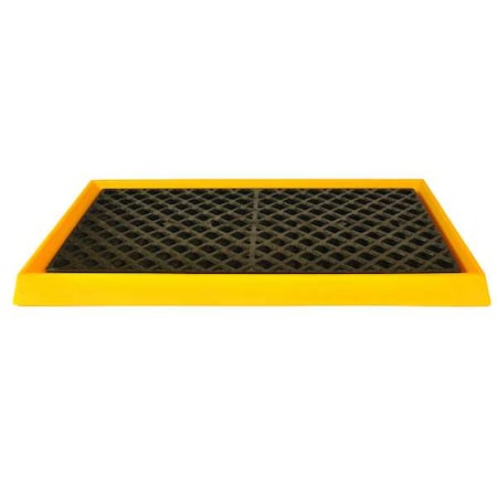 Ultratech SpillTray, Yellow/Black, Rectangle, 14gal 2352