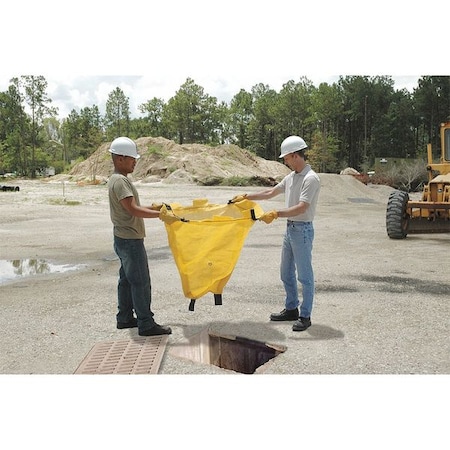 Ultratech Catch Basin Insert, Yellow, 4" H, 15" L 9341