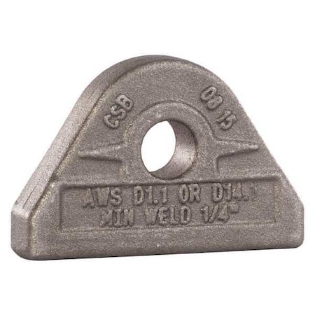 Mag-Mate Pad Eye, 9/16" Depth, 2-7/64" L, 1-5/8" W PE0100