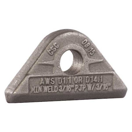 Mag-Mate Pad Eye, 5/8" Depth, 2-3/4" L, 1-9/16" W PE0150