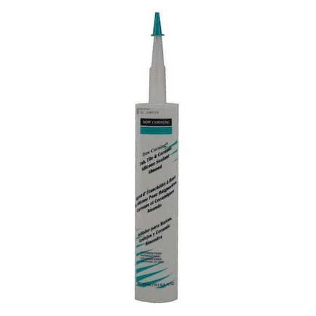 Dowsil Silicone Sealant, 10 oz, Cartridge, Almond, Silicone Base, Tub/Tile/Ceramic 4045034