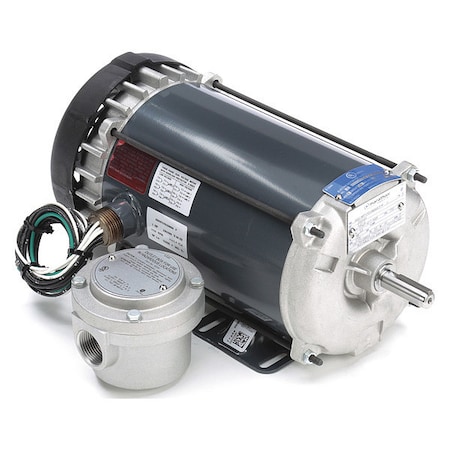 Leeson Hazardous Location Motor, 1 HP, 3.3/1.6A 056T17G15600