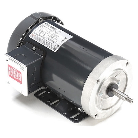 Leeson Jet Pump Motor, 3-Phase, 3 HP, 7.6/3.8A 056T34F15601