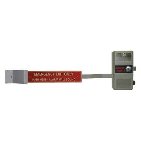 Detex Exit Door Alarm, Cylinder Mortise ECL-600 GRAY